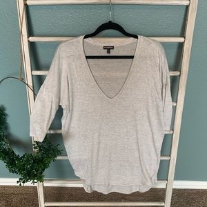 Express Lightweight grey sweater size M